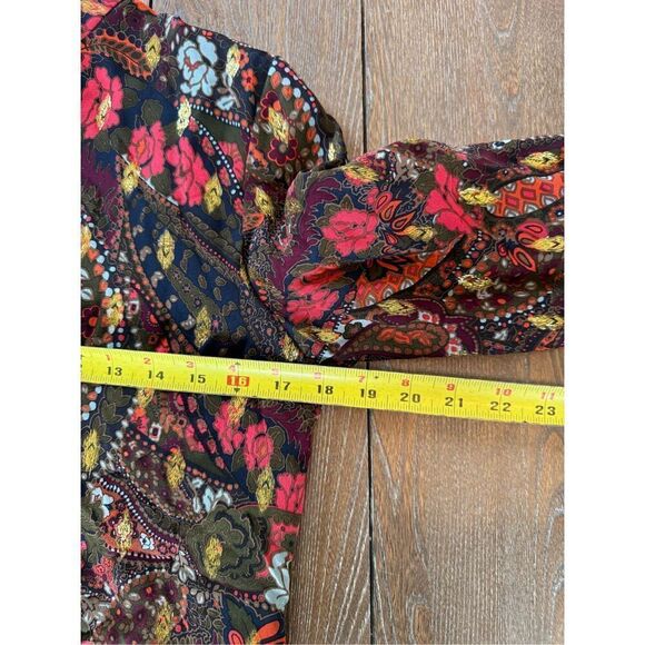 Raoul Paisley Button Down Blouse Size US 6 - Picture 9 of 9